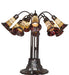 Meyda Lighting Lighting 24" High Stained Glass Pond Lily 10 Light Table Lamp