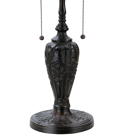 Meyda Lighting Lighting 25" High Diamond & Jewel Recurve Table Lamp