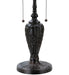 Meyda Lighting Lighting 25" High Diamond & Jewel Recurve Table Lamp