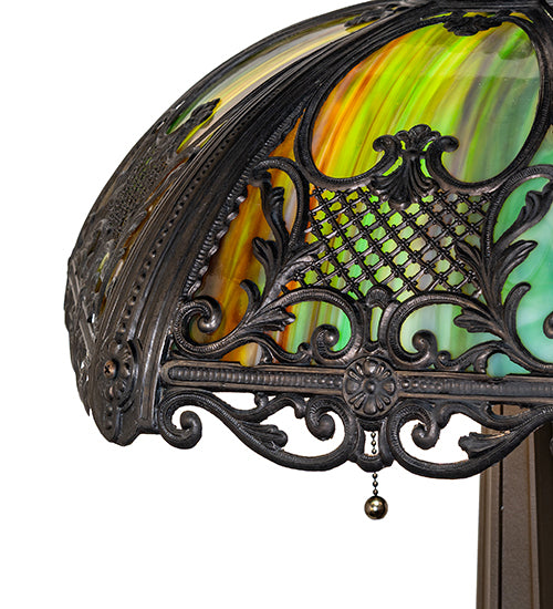 Meyda Lighting Lighting 25" High Lattice Filigree Table Lamp