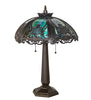 Meyda Lighting Lighting 25" High Lattice Filigree Table Lamp