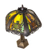 Meyda Lighting Lighting 25" High Lattice Filigree Table Lamp