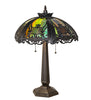 Meyda Lighting Lighting 25" High Lattice Filigree Table Lamp