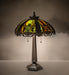 Meyda Lighting Lighting 25" High Lattice Filigree Table Lamp