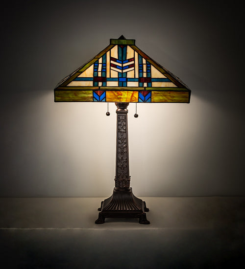 Meyda Lighting Lighting 25" High Prairie Wheat Table Lamp