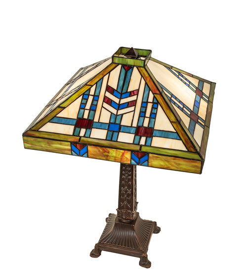 Meyda Lighting Lighting 25" High Prairie Wheat Table Lamp