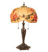 Meyda Lighting Lighting 25" High Puffy Butterfly & Flowers Table Lamp