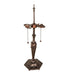 Meyda Lighting Lighting 25" High Puffy Butterfly & Flowers Table Lamp