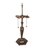 Meyda Lighting Lighting 25" High Puffy Butterfly & Flowers Table Lamp