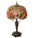 Meyda Lighting Lighting 25" High Puffy Butterfly & Flowers Table Lamp