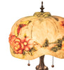 Meyda Lighting Lighting 25" High Puffy Butterfly & Flowers Table Lamp