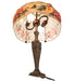Meyda Lighting Lighting 25" High Puffy Butterfly & Flowers Table Lamp