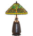 Meyda Lighting Lighting 25" High Tiffany Dragonfly Table Lamp