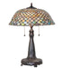 Meyda Lighting Lighting 25" High Tiffany Fishscale Table Lamp