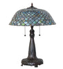 Meyda Lighting Lighting 25" High Tiffany Fishscale Table Lamp