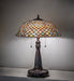 Meyda Lighting Lighting 25" High Tiffany Fishscale Table Lamp