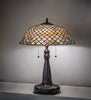 Meyda Lighting Lighting 25" High Tiffany Fishscale Table Lamp