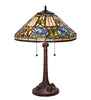 Meyda Lighting Lighting 25" High Tiffany Floral Table Lamp