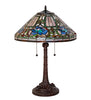 Meyda Lighting Lighting 25" High Tiffany Floral Table Lamp