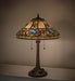 Meyda Lighting Lighting 25" High Tiffany Floral Table Lamp