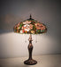 Meyda Lighting Lighting 25" High Tiffany Peony Table Lamp