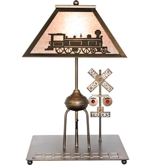 Meyda Lighting Lighting 25" High Train Table Lamp