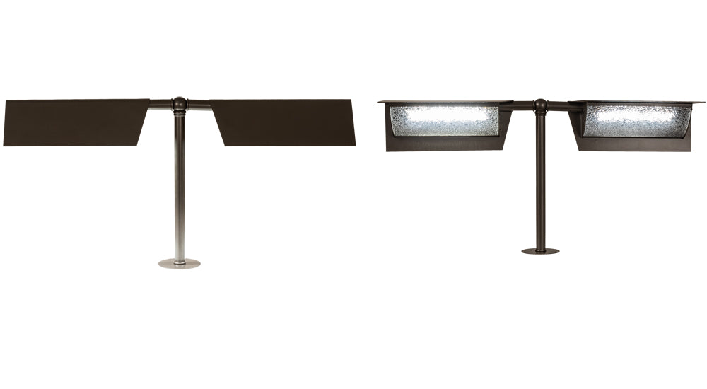 Meyda Lighting Lighting 25" Wide Exeter 2 Light Banker's Lamp