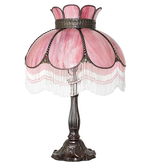 Meyda Lighting Lighting 26" High Anabelle Fringed Table Lamp