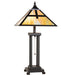 Meyda Lighting Lighting 26" High Cross Mission Table Lamp