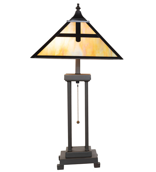 Meyda Lighting Lighting 26" High Cross Mission Table Lamp
