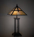 Meyda Lighting Lighting 26" High Cross Mission Table Lamp