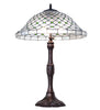 Meyda Lighting Lighting 26" High Diamond & Jewel Recurve Table Lamp