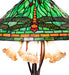 Meyda Lighting Lighting 26" High Dragonfly Tiffany Pond Lily Table Lamp