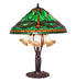 Meyda Lighting Lighting 26" High Dragonfly Tiffany Pond Lily Table Lamp