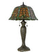 Meyda Lighting Lighting 26" High Duffner & Kimberly Shell & Diamond Table Lamp