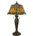 Meyda Lighting Lighting 26" High Duffner & Kimberly Shell & Diamond Table Lamp