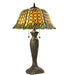 Meyda Lighting Lighting 26" High Duffner & Kimberly Shell & Diamond Table Lamp