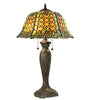 Meyda Lighting Lighting 26" High Duffner & Kimberly Shell & Diamond Table Lamp
