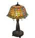 Meyda Lighting Lighting 26" High Duffner & Kimberly Shell & Diamond Table Lamp