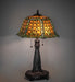 Meyda Lighting Lighting 26" High Duffner & Kimberly Shell & Diamond Table Lamp