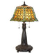 Meyda Lighting Lighting 26" High Duffner & Kimberly Shell & Diamond Table Lamp