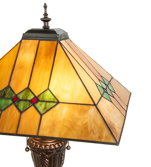 Meyda Lighting Lighting 26" High Martini Mission Table Lamp