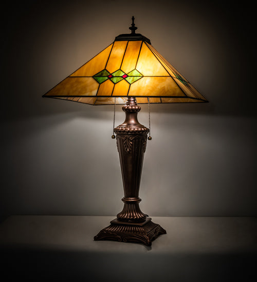 Meyda Lighting Lighting 26" High Martini Mission Table Lamp