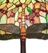 Meyda Lighting Lighting 26" High Tiffany Hanginghead Dragonfly Table Lamp