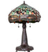 Meyda Lighting Lighting 26" High Tiffany Hanginghead Dragonfly Table Lamp