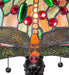 Meyda Lighting Lighting 26" High Tiffany Hanginghead Dragonfly Table Lamp