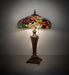 Meyda Lighting Lighting 26" High Tiffany Peony Table Lamp