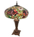 Meyda Lighting Lighting 26" High Tiffany Peony Table Lamp
