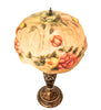 Meyda Lighting Lighting 27" High Puffy Butterfly & Flowers Table Lamp