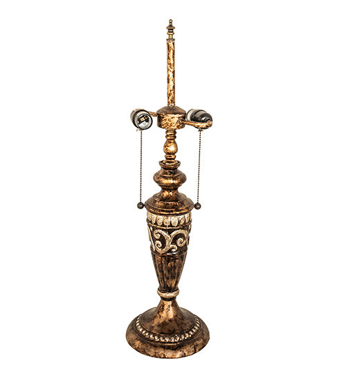 Meyda Lighting Lighting 27" High Puffy Butterfly & Flowers Table Lamp